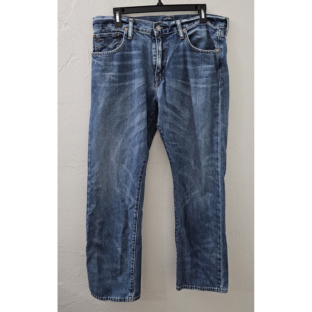 Polo Ralph Lauren Authentic Jeans Men's 34×30 Blue Denim Cotton Year 2016‎